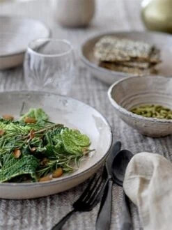 Bloomingville Alia Bord Rose - Set Van 6 Stuks Ø23,5xH4,5 Cm -Bestekwinkel bloomingville alia bord rose set van 6 stuks 235xh 4