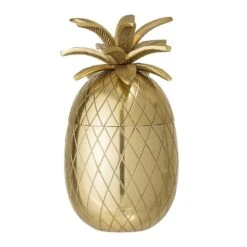 Bloomingville Ijsemmer Ananas Goud Ø13xH24 Cm