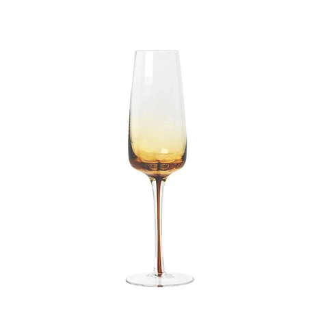 Broste Copenhagen Amber Champagne Glazen - Set Van 12 Stuks 2 Broste Copenhagen Amber Champagne Glazen - Set Van 12 Stuks - Afbeelding 2