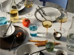 Broste Copenhagen Hue Glazen 30cl Turquoise set Van 6 Stuks - 14496253 -Bestekwinkel broste copenhagen hue glazen 30cl turquoiseset van 2