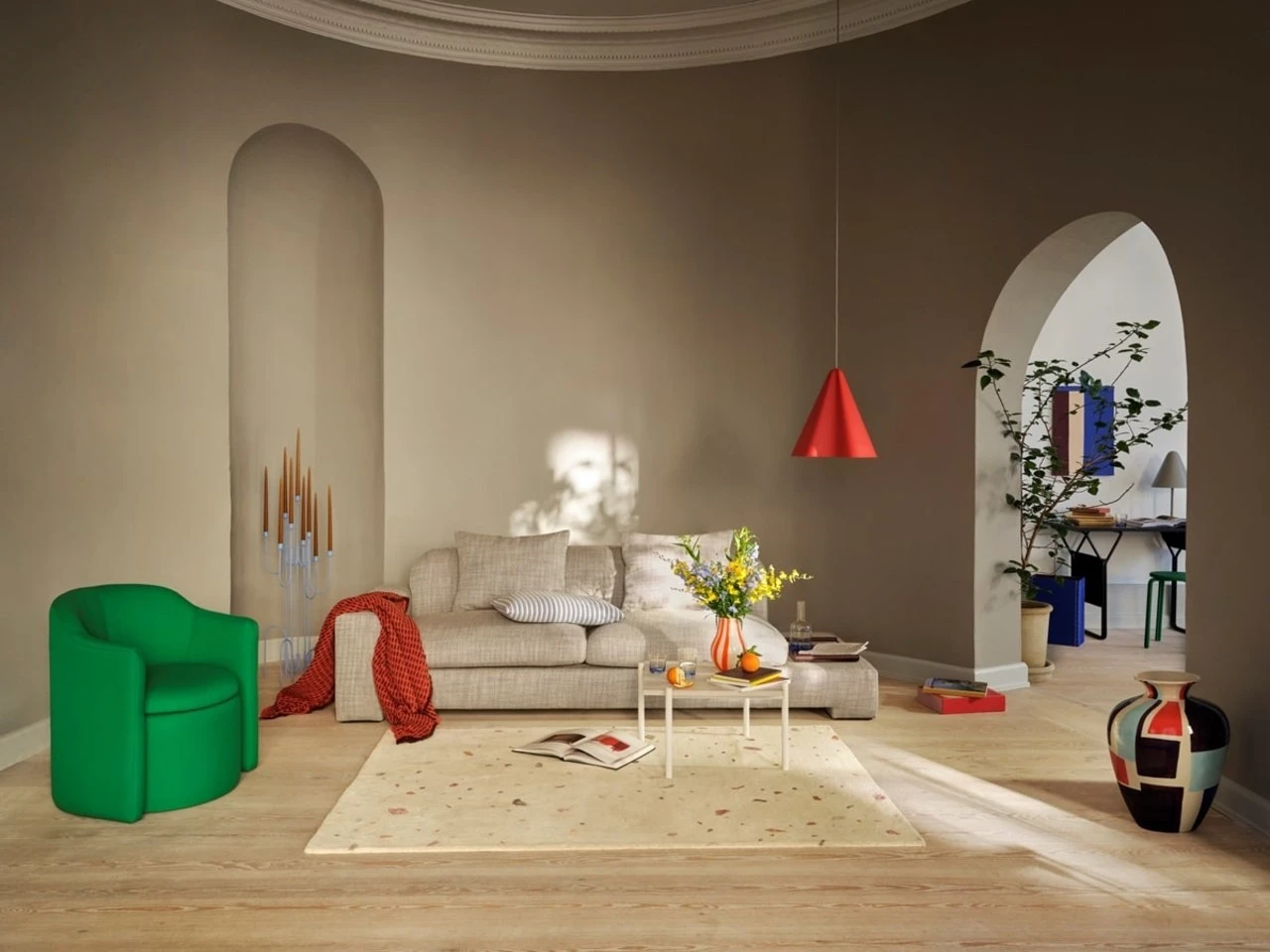 Broste Copenhagen Hue Karaf Blauw - 14496250 2 Broste Copenhagen Hue Karaf Blauw - 14496250 - Afbeelding 2