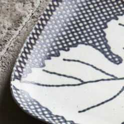 House Doctor Ash Borden Grijs/blauw - Set Van 6 Stuks -Bestekwinkel house doctor ash borden grijs blauw set van 6 stuk 1