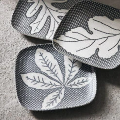 House Doctor Ash Borden Grijs/blauw - Set Van 6 Stuks -Bestekwinkel house doctor ash borden grijs blauw set van 6 stuk 2