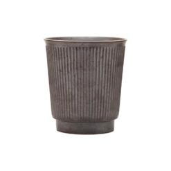 House Doctor Berica Mokken Bruin - Set Van 12 Stuks Zwart Ø8x9cm - Set Van 12 Stuks - Copy