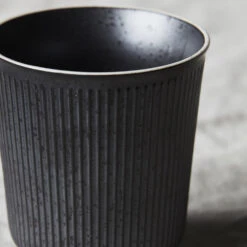 House Doctor Berica Mokken Zwart - Set Van 12 Stuks -Bestekwinkel house doctor berica mokken zwart set van 12 stuks 1