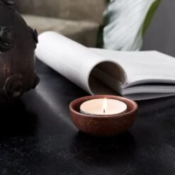 House Doctor Diva Schaal Burnt Henna ø8,5x3,5cm -Bestekwinkel house doctor diva schaal burnt henna o85x35cm 3