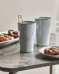 House Doctor Liss Thermomokken Lichtgrijs - Set Van 4 Stuks 206262507 -Bestekwinkel house doctor liss thermomokken lichtgrijs set van 6