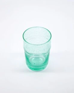 House Doctor Rain Glazen Groen/blauw Set Van 6 Stuks 10,5cm - 262681015 -Bestekwinkel house doctor rain glazen groen blauw set van 6 stu 1