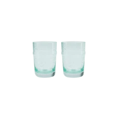 House Doctor Rain Glazen Groen/blauw Set Van 6 Stuks 10,5cm - 262681015