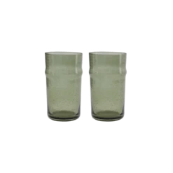 House Doctor Rain Glazen Groen Set Van 6 Stuks 14cm - 262681014