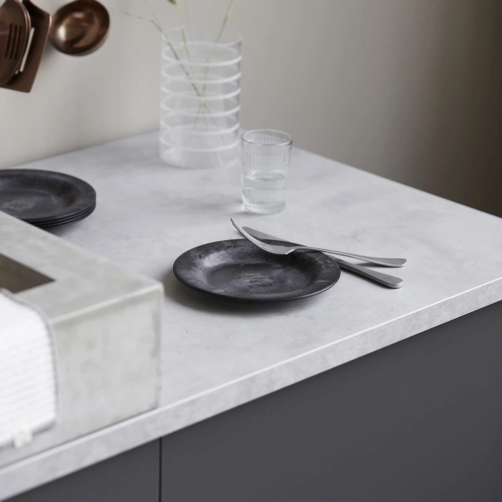 House Doctor Serveur Borden - Zwart DIA 18cm - Set Van 8 Stuks 2 House Doctor Serveur Borden - Zwart DIA 18cm - Set Van 8 Stuks - Afbeelding 2