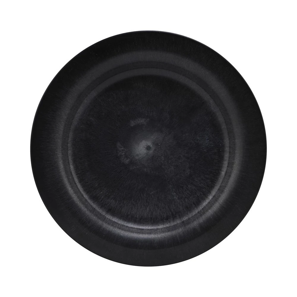 House Doctor Serveur Borden - Zwart DIA 24cm - Set Van 8 Stuks