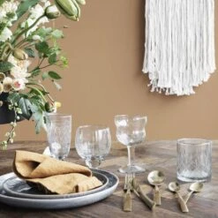 House Doctor Vintage Whisky Glas Ø8x9cm - Set Van 12 Stuks -Bestekwinkel house doctor vintage whisky glas 8x9cm set van 12 2