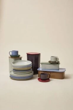 Hubsch Amare Dinerborden Bruin Set Van 6 Stuks - 211713 -Bestekwinkel hubsch amare dinerborden bruin set van 6 stuks 211 5