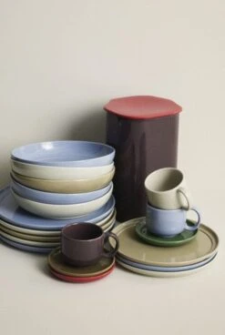 Hubsch Amare Soepborden Bruin Set Van 6 Stuks - 211716 -Bestekwinkel hubsch amare soepborden bruin set van 6 stuks 2117 2