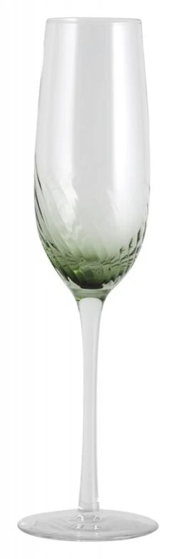 Nordal Garo Champagne Glazen Groen - Set Van 8 Stuks
