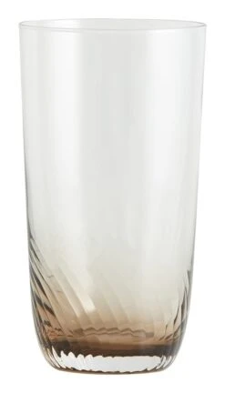 Nordal Garo Longdrink Glazen Bruin Set Van 4 Stuks -41741