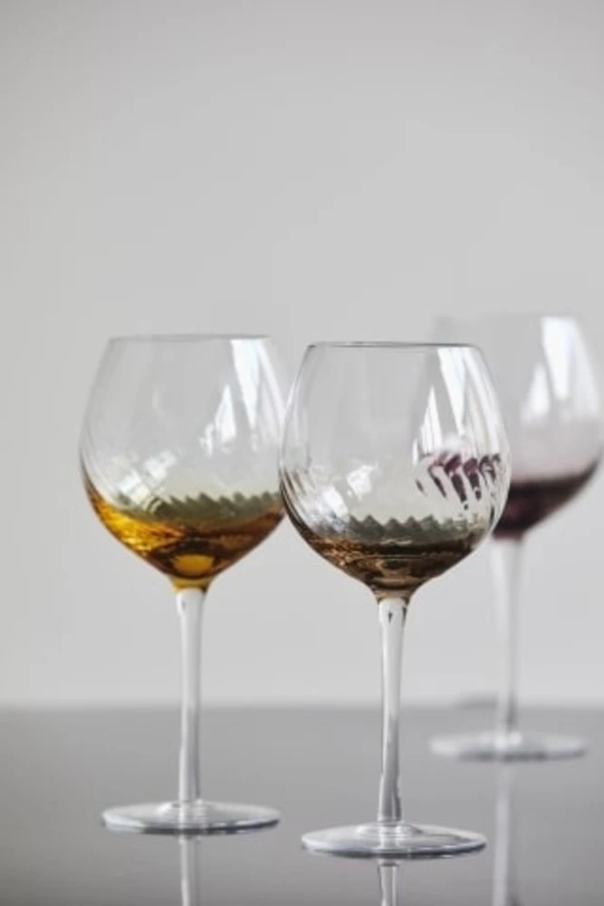 Nordal Garo Wijnglazen Amber - Set Van 8 Stuks 2 Nordal Garo Wijnglazen Amber - Set Van 8 Stuks - Afbeelding 2