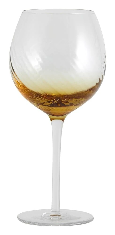 Nordal Garo Wijnglazen Amber - Set Van 8 Stuks 1 Nordal Garo Wijnglazen Amber - Set Van 8 Stuks