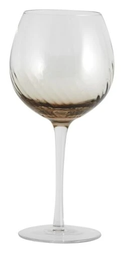 Nordal Garo Wijnglazen Bruin - Set Van 8 Stuks